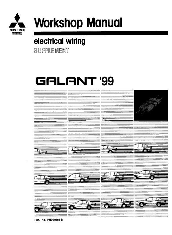 1999 Mitsubishi Galant Electrical Wiring Diagram Download