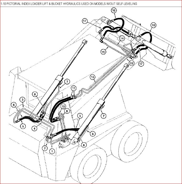 Case 1838 Skid Steer Loader Parts Catalog Manual-PDF
