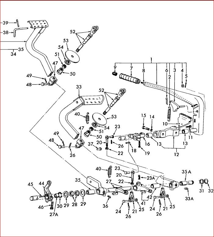 Ford New Holland 5610 4 Cylinder Ag Tractor Illustrated Parts List