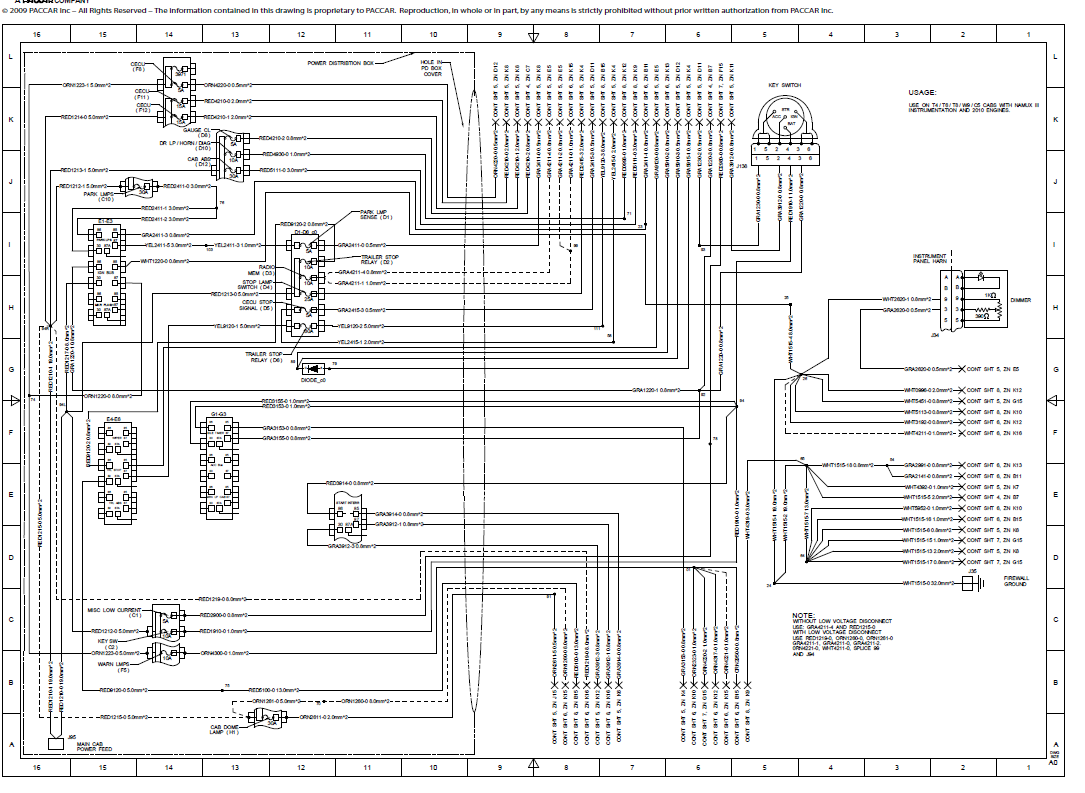 Kenworth P94 Full Electrical Wiring Diagram - PDF DOWNLOAD