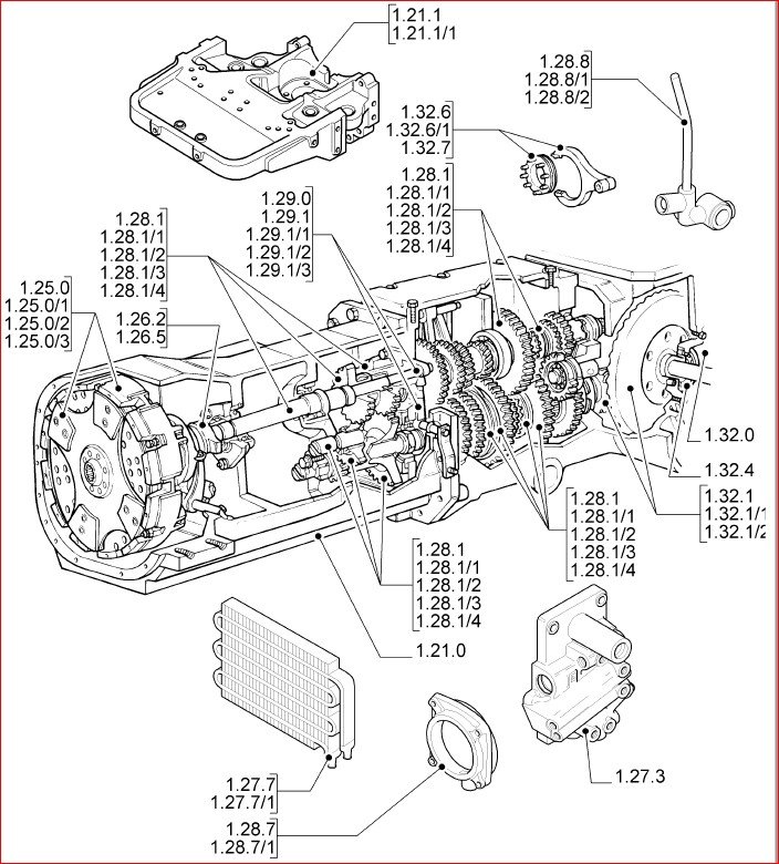 New Holland Tn95f Orchard Tractor Master Illustrated Parts List Manual - PDF Download