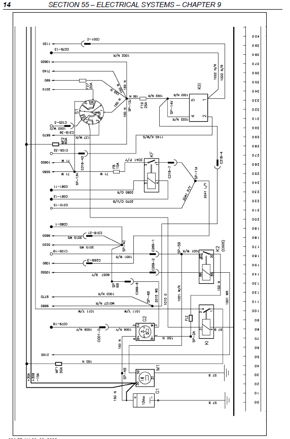 New Holland Tractor Wiring Diagrams Electrical System Manual Tm 120 Tm 130 Tm 140 Tm 155 Pdf Download Heydownloads Manual Downloads