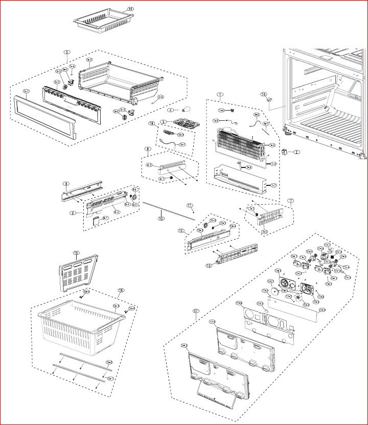 Samsung Rf 267 ab Refrigerator Service Manual - PDF DOWNLOAD