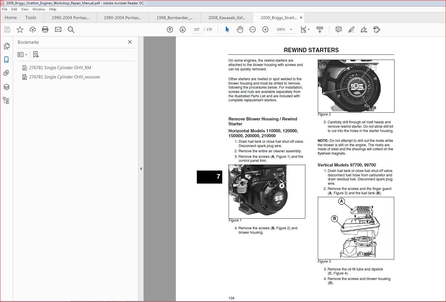 2009 Briggs Stratton Engines Repair Manual PDF DOWNLOAD