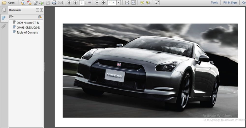 NISSAN GTR 2009-2014 OWNERS MANUAL FREE PDF DOWNLOAD.PDF