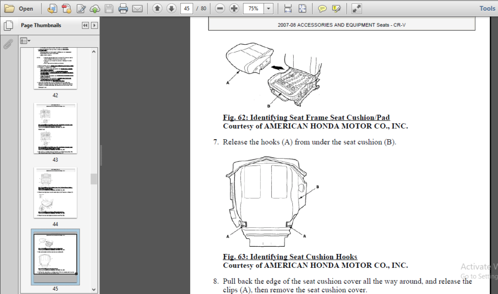 Honda Crv 2005 2009 Service Repair Manual pdf Download