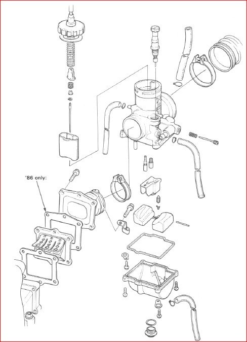Honda Trx250r Fourtrax Service Repair Manual 1986-1989 Instant Download
