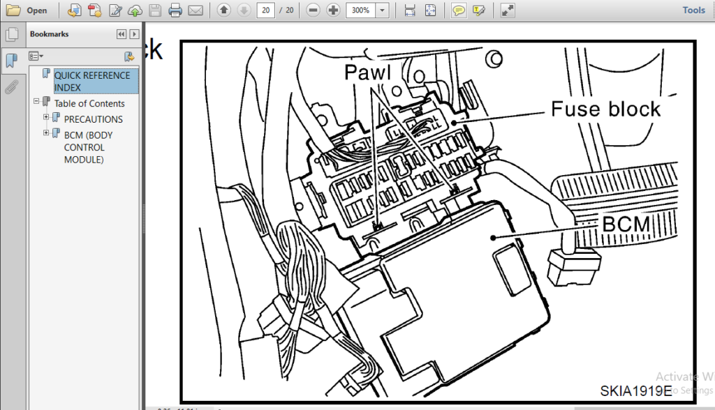 2003 NISSAN 350Z SERVICE MANUAL PDF visual data 8