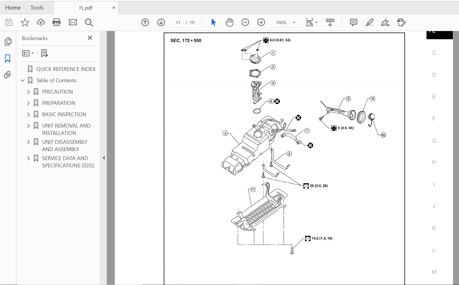 2019 NISSAN TITAN SERVICE MANUAL PDF FREE DOWNLOAD visual data 8