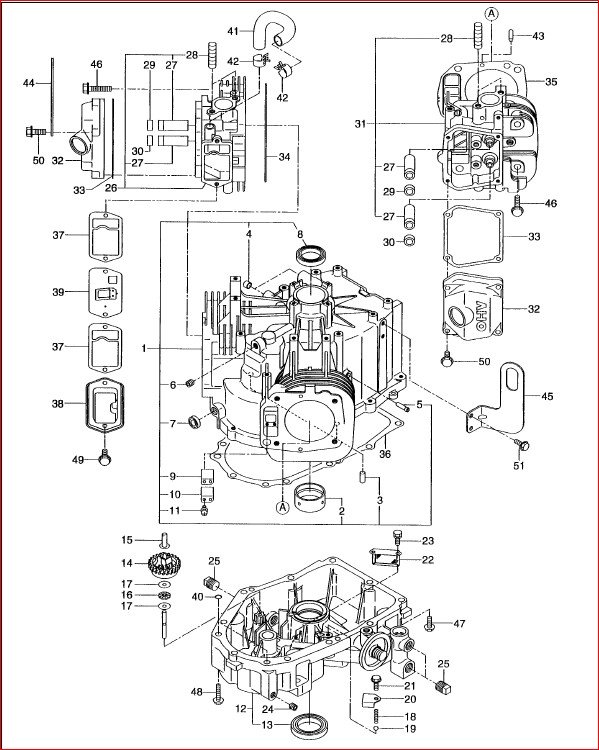 Subaru Robin Eh63v Eh65v Engine Service Repair Parts