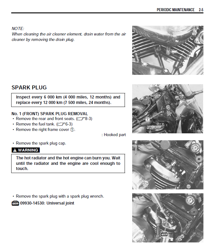 Suzuki Vz 800 Marauder 1997 2009 Factory Service Repair Manual Download