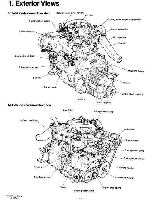 Yanmar Marine Diesel Engine 2qm15 Service Repair Manual PDF