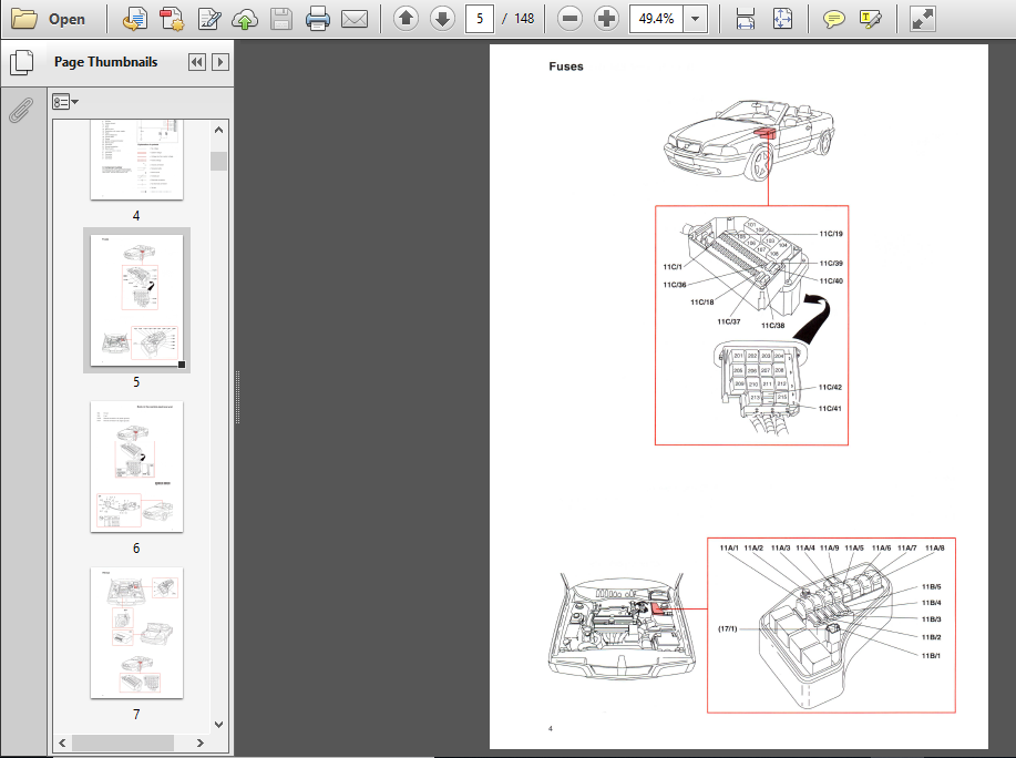 [DIAGRAM] Volvo C70 Convertible 1998 Electrical Wiring Diagram Manual