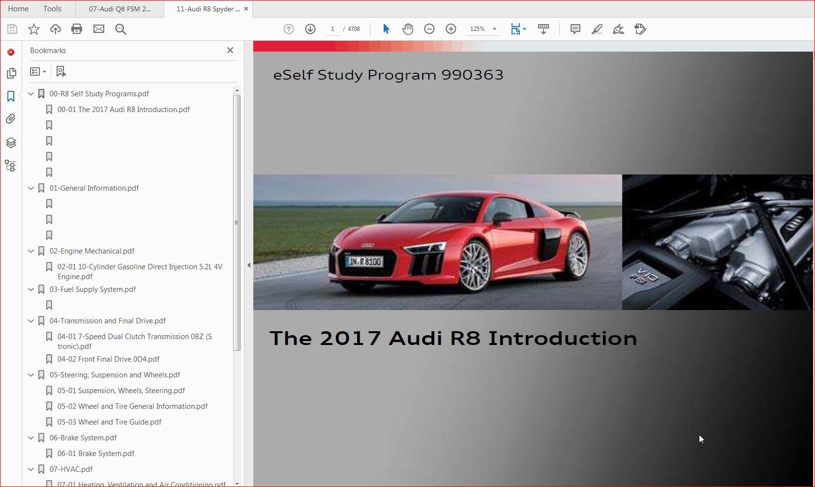 Audi R8 Typ 4S ab 2015 Elektrische Anlage Elektrik Systeme Reparaturanleitung 