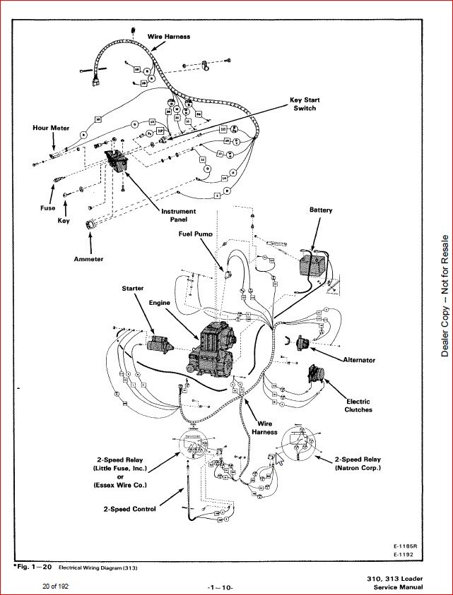 BOBCAT 310-313 skid steer LOADER SERVICE REPAIR WORKSHOP MANUAL - PDF ...