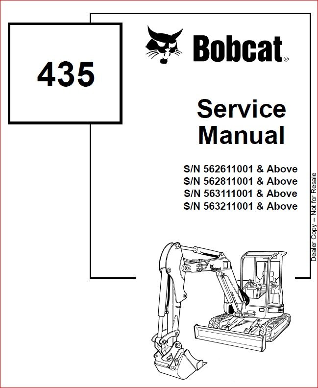 Мануал экскаватора. Bobcat 435. Bobcat 435 Excavator. Bobcat manual. Сервис Бобкэт.