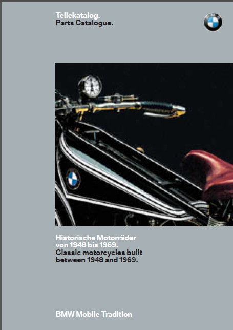 Bmw Motorbike Parts Manual Catalog 1948 -1969 - PDF DOWNLOAD