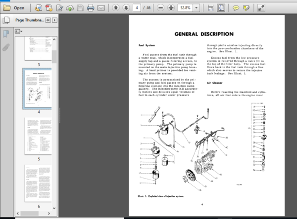Case IH Tractor Fuel System, B-275 Service Manual - PDF DOWNLOAD ...