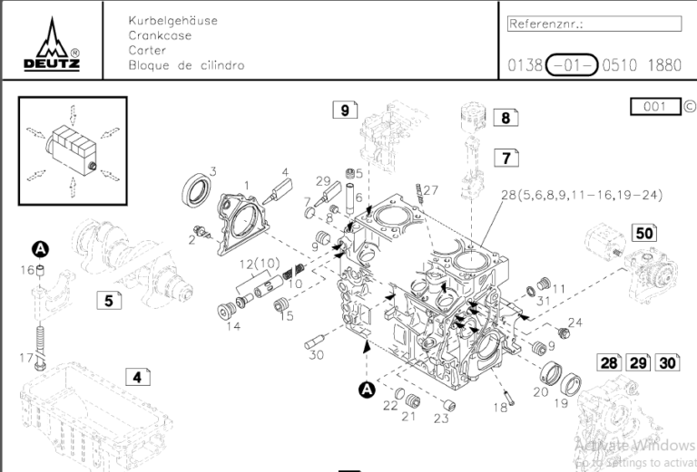 Deutz 2011 Engine Spare Parts Catalogue Manual Download