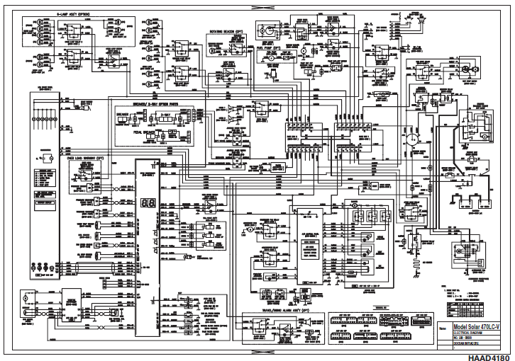 Электрическая схема doosan