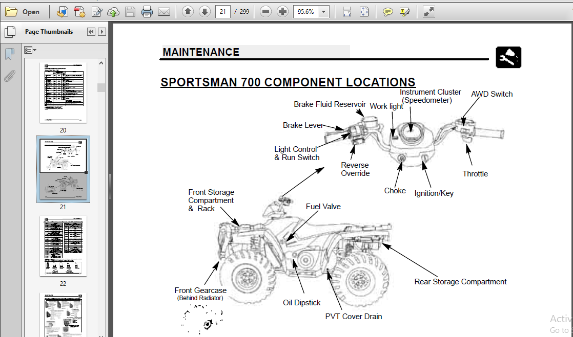 Polaris Sportsman 700 Carb Service Manual Repair 2005 2006 DOWNLOAD