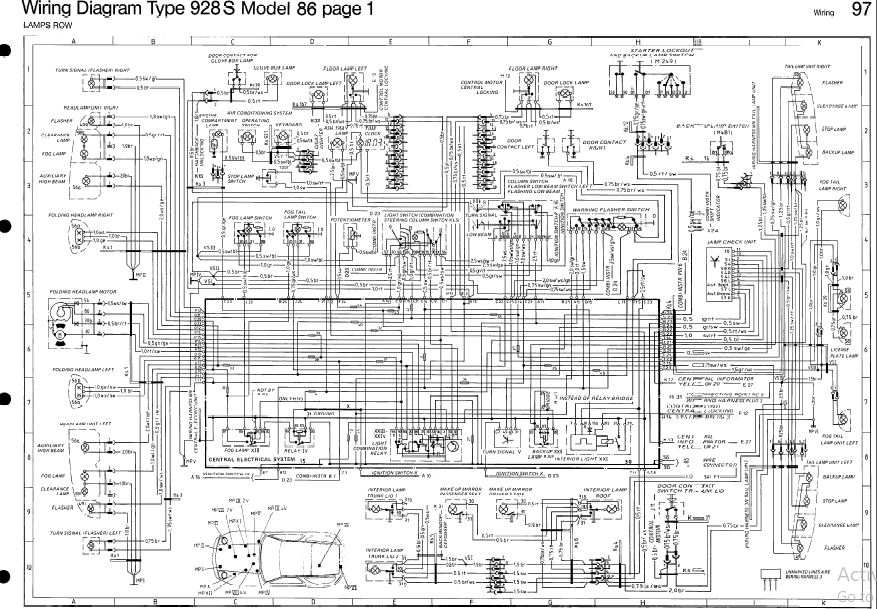 Porsche 928s Model 1986 Wiring Diagram - DOWNLOAD ~ HeyDownloads