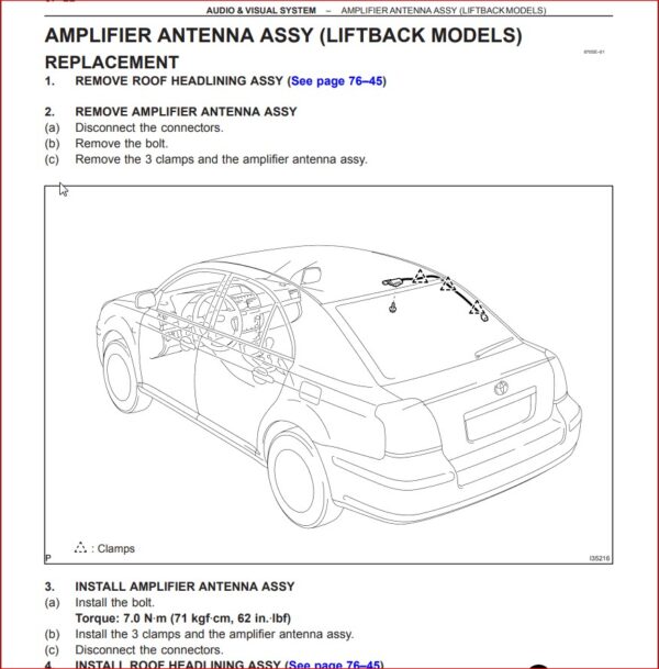 Toyota avensis manual