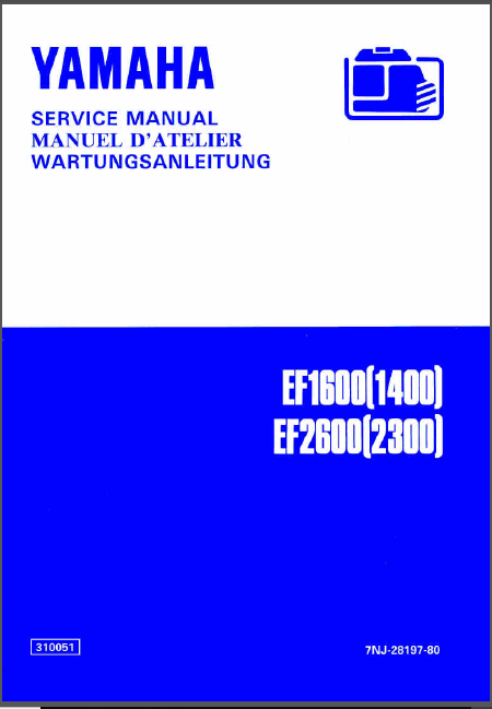 Rückstoß ziehen Zurückspulen Anlaßgerät Zubehör Generator EF2600 schwarz 
