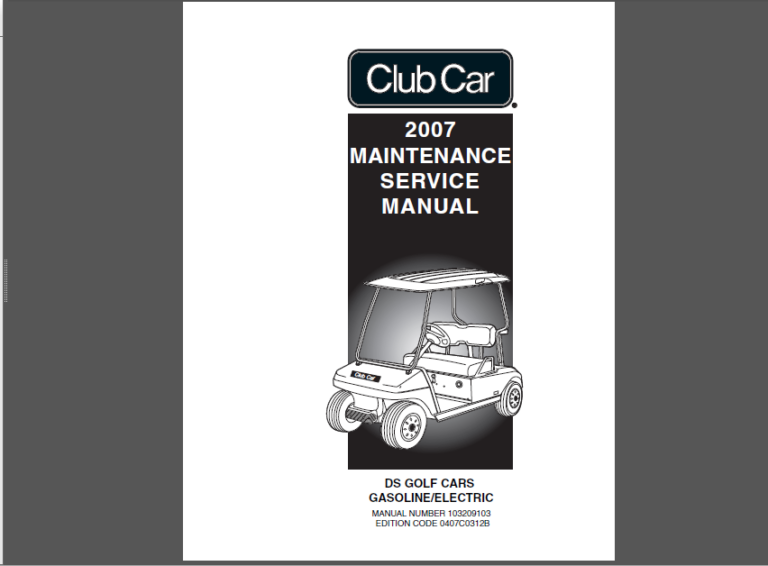 Club Car Troubleshooting Manual