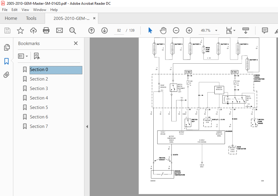 Global Electric Motorcars Wiring Diagrams