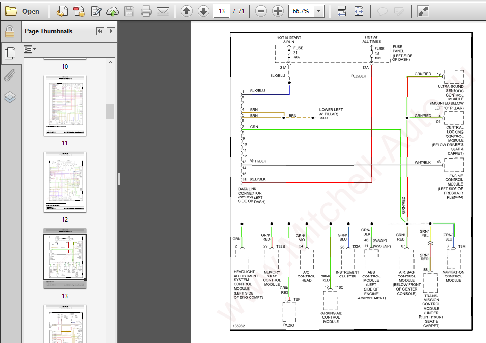 Audi A6 Wiring Electrical System Diagrams Manual PDF