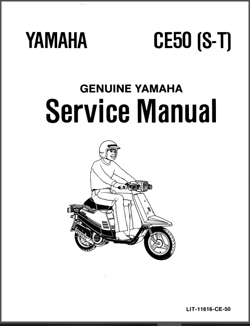 Yamaha 50 Ce50 Cg50 Scooter Service Repair Workshop PDF Download - HeyDownloads - Manual Downloads