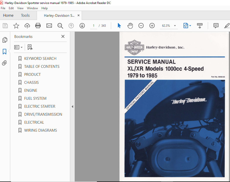 Sportster Service Manual Pdf