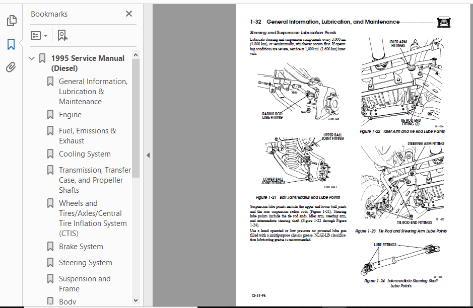 Hummer H1 Service Manual 1995-2007 - PDF Download ~ HeyDownloads