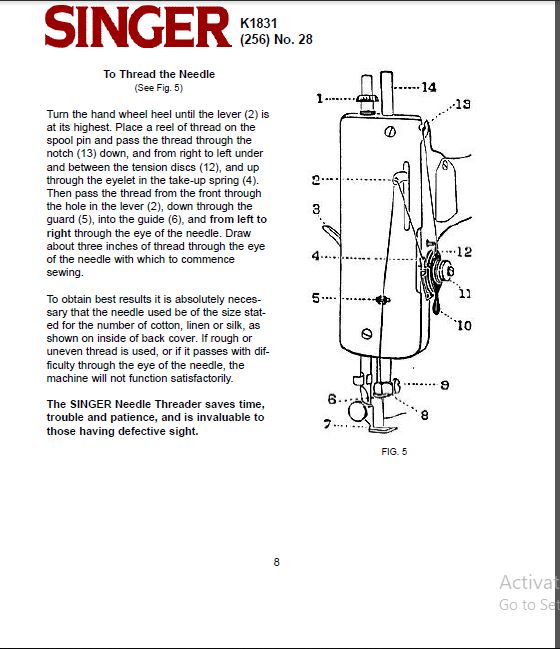 Sewing Machine Repair Singer 28 Sewing Machine Repair Manual - PDF