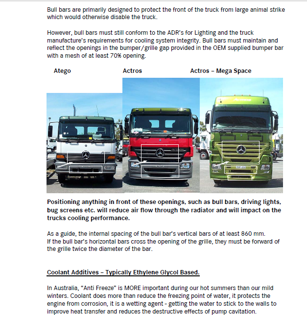 Truck Body Builders and Equipment Mounting Guide MERCEDES FREIGHTLINER
