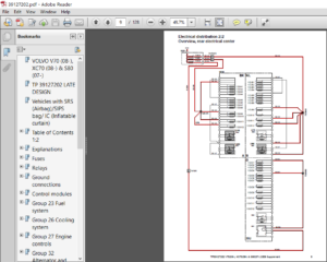 Volvo V70 Xc70 S80 2008 Electrical Wiring Diagram Manual - PDF Download