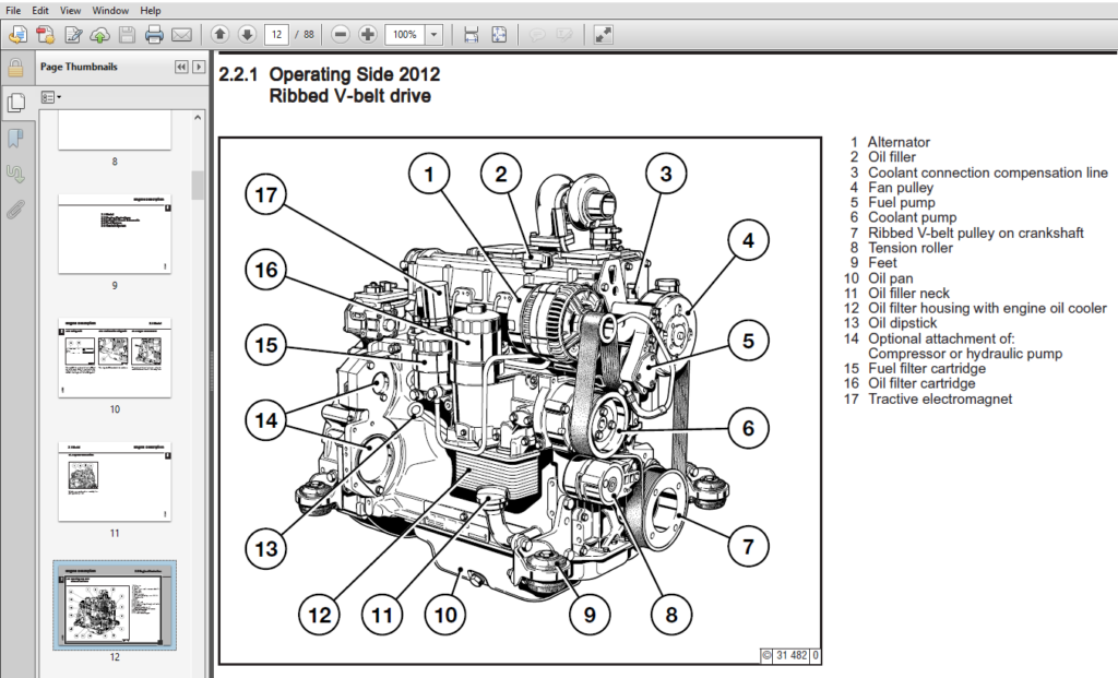 2012 Deutz BF4M Operation Manual PDF DOWNLOAD HeyDownloads Manual