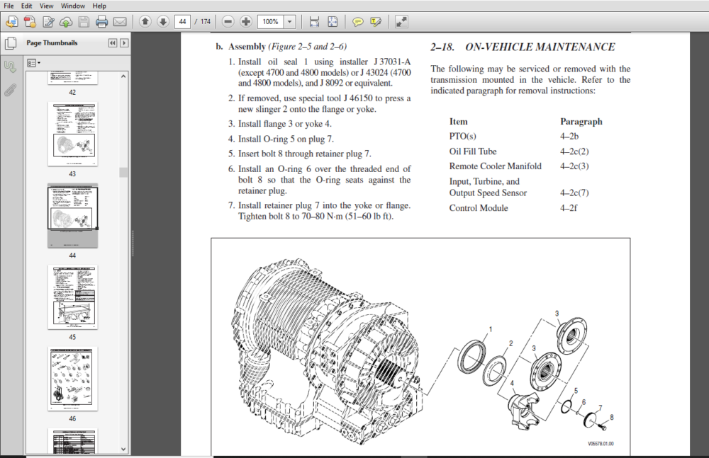 Allison Transmission 4000 Series Service Manual PDF DOWNLOAD