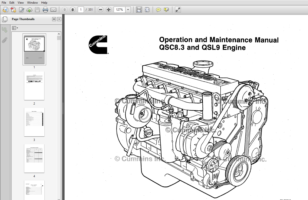 CUMMINS ISC QSC 8 3 AND ISL QSL9 ENGINE REPAIR MANUAL - Auto Electrical Wiring Diagram