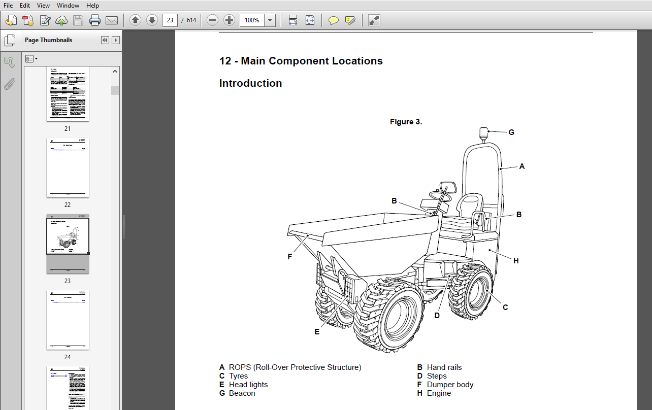 Jcb 1tht Site Dumper Thwaites Service Repair Manual Download Jcb 1tht Pdf Download Heydownloads Manual Downloads