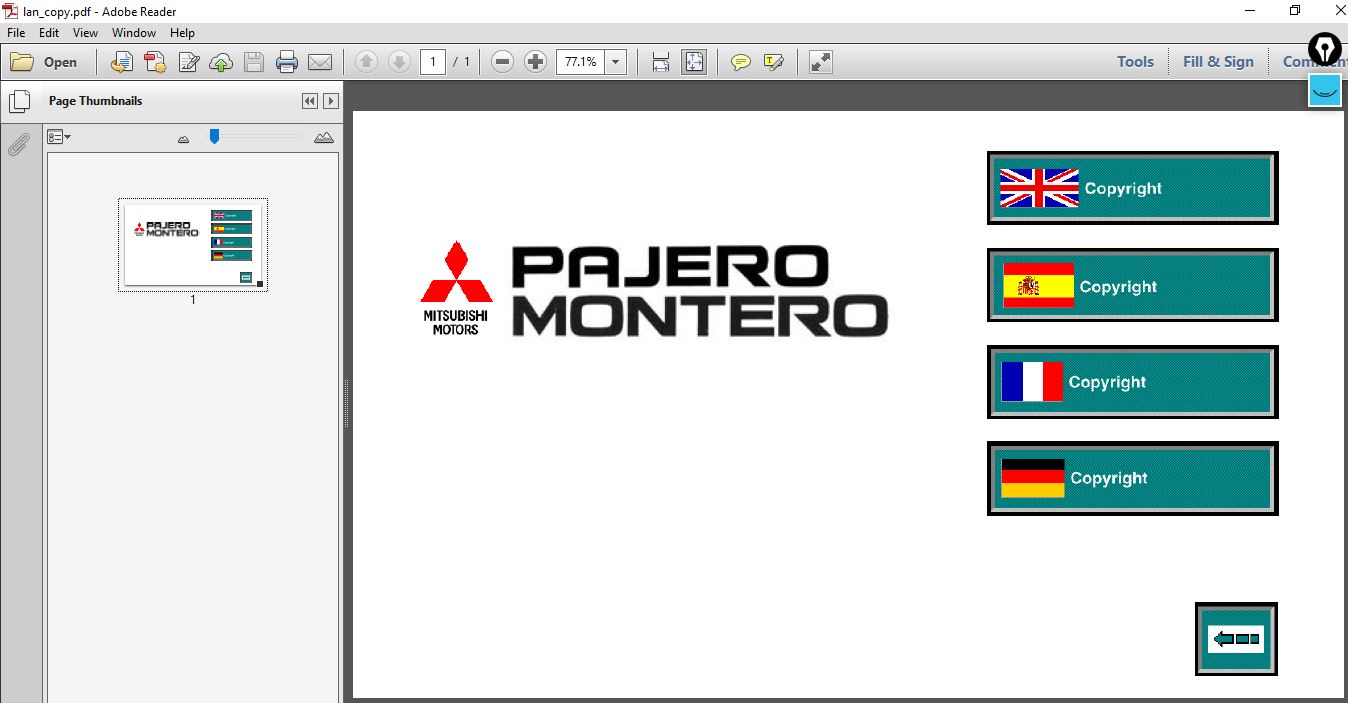 Mitsubishi Pajero A K A Montero Service Repair Manual 1991