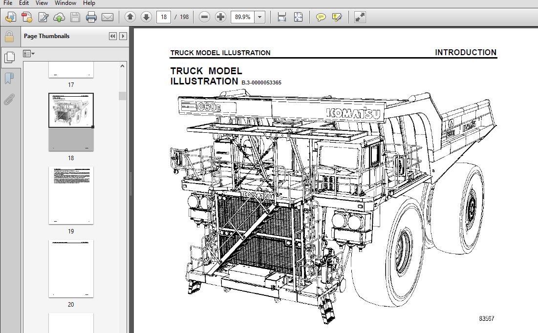 KOMATSU 860E-1KT Dump Truck Operation & Maintenance Manual (SN:A30036