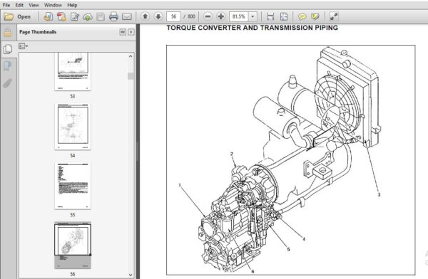 KOMATSU AVANCE PLUS WA250PT3MC PARALLEL TOOL CARRIER SERVICE REPAIR MANUAL (SNA78001 AND UP