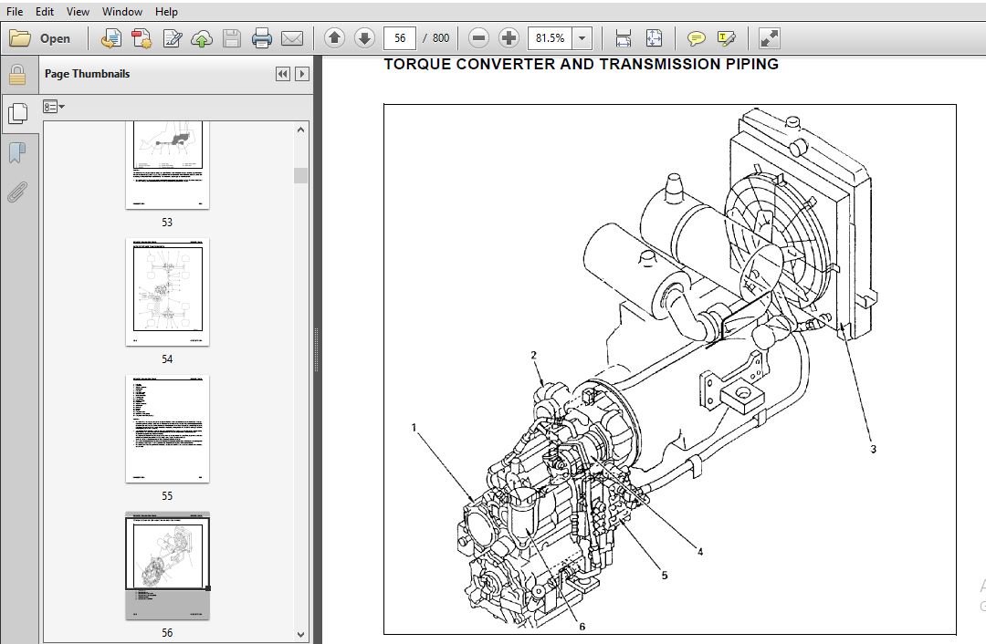 KOMATSU AVANCE PLUS WA250PT3MC PARALLEL TOOL CARRIER SERVICE REPAIR MANUAL (SNA78001 AND UP