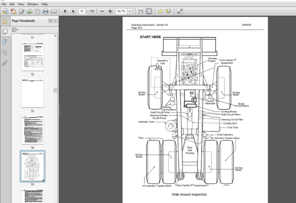 Komatsu 930E-2 Dump Truck Operation & Maintenance Manual A30298, A30299