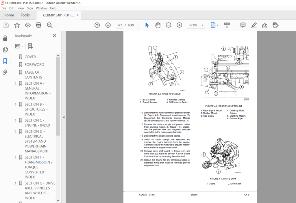 Komatsu HD1500-5 Dump Truck Shop Manual SN A30072-A30076 - PDF DOWNLOAD ...