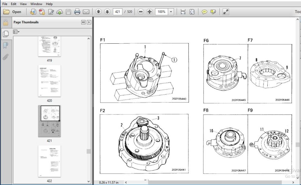 Komatsu PC150-5 Hydraulic Excavator Shop Manual SN 6001 and up - PDF