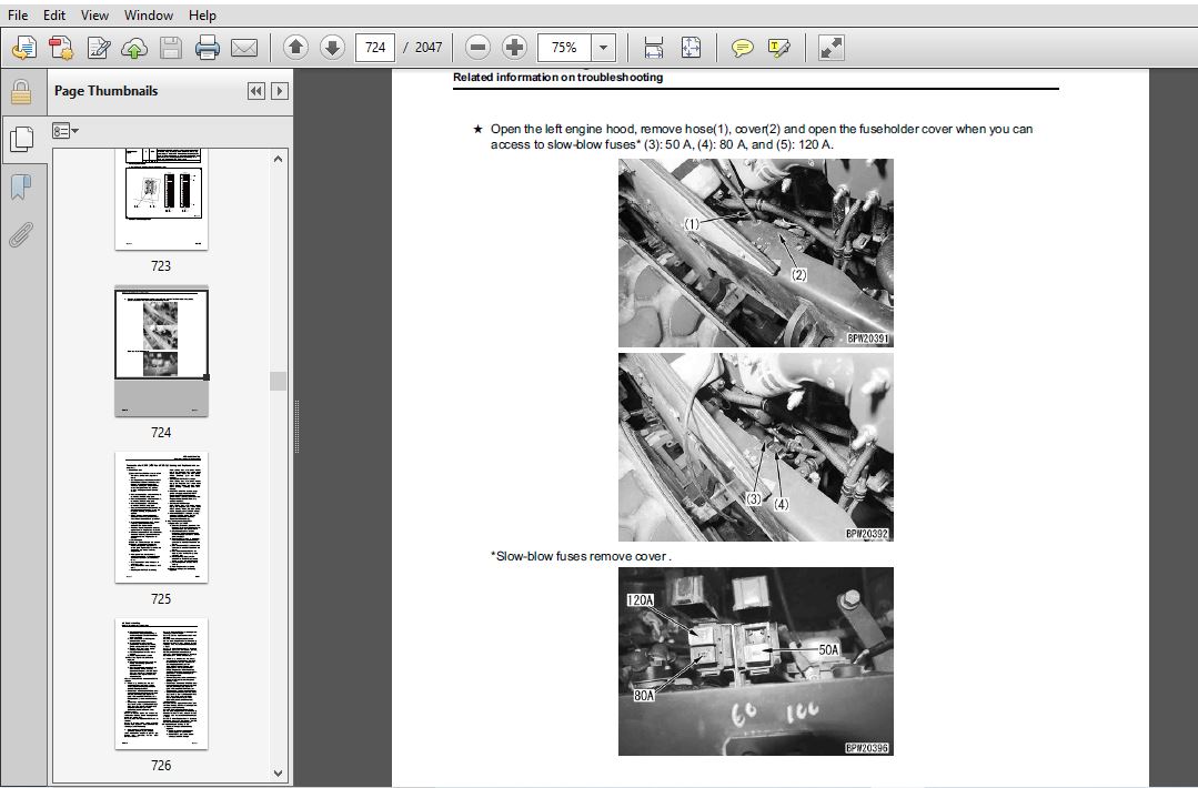 Komatsu WA270-7 2014 Wheel Loader Service Manual  Workshop Repair 2 in 1 PDF CD 