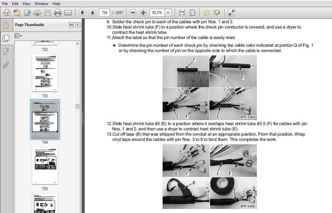 Komatsu WA270-7 2014 Wheel Loader Service Manual  Workshop Repair 2 in 1 PDF CD 